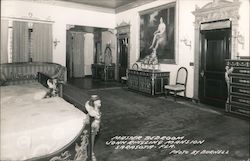 Master Bedroom, John Ringling Mansion Sarasota, FL Postcard Postcard Postcard
