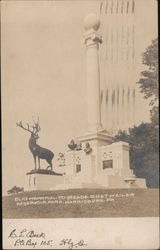 Elks Memorial to Meade O. Detweiler Reservoir Park Harrisburg, PA Postcard Postcard Postcard