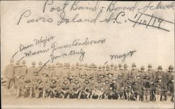 Marine Band & Band School Postcard