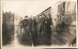 Marines at Parris Island Train Postcard