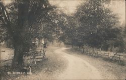Woodland Path, South Berlin Postcard