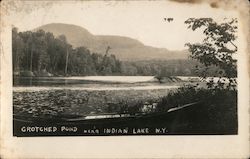 Crotched Pond Indian Lake, NY Postcard Postcard Postcard