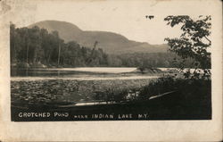 Crotched Pond Indian Lake, NY Postcard Postcard Postcard