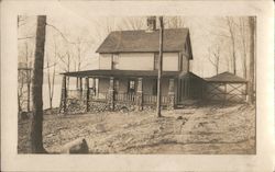 Adirondack Style House Indian Lake, NY Postcard Postcard Postcard