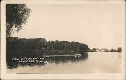 View on Fountain Lake Postcard