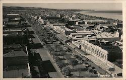 Aerial View of Town Postcard