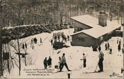 State Warming Cabin Nosedive Parking Area Postcard