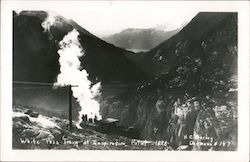 White Pass Train at Inspiration Point - 1898 Alaska Postcard Postcard Postcard