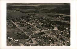 Aeiral View of Suburb Postcard