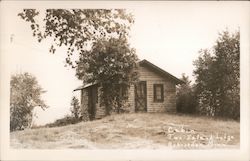 Cabin, Two Island Lodge Postcard