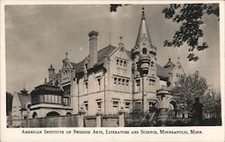 American Institute of Swedish Arts, Literature and Science Postcard
