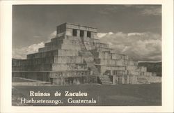 Ruinas de Zaculeu Huehuetenango, Guatemala Central America Postcard Postcard Postcard