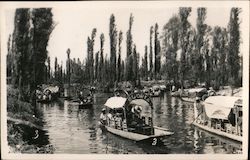 Boats on the River Postcard