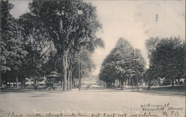 The Common & Park Street Leominster Massachusetts