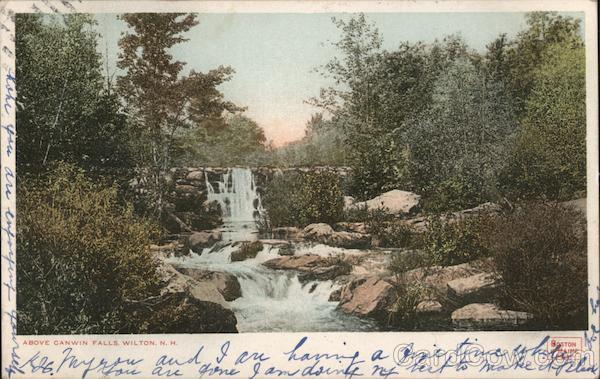 Above Canwin Falls Wilton New Hampshire