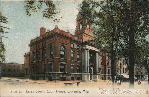 Essex County Court House Lawrence MA Postcard Essex County Court House Lawrence MA Postcard
