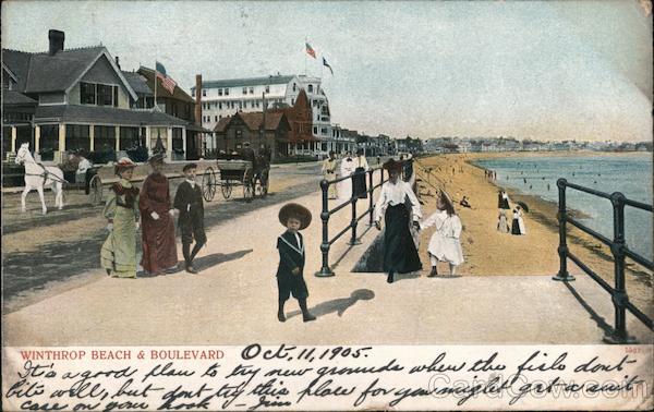 Winthrop Beach and Boulevard Boston Massachusetts