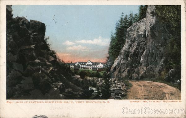 Gate of Crawford Notch From Below New Hampshire
