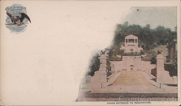 Crystal Grotto Reservation Exhibit, U.S. Government Buildings, World's Fair, St. Louis Hot Springs Arkansas