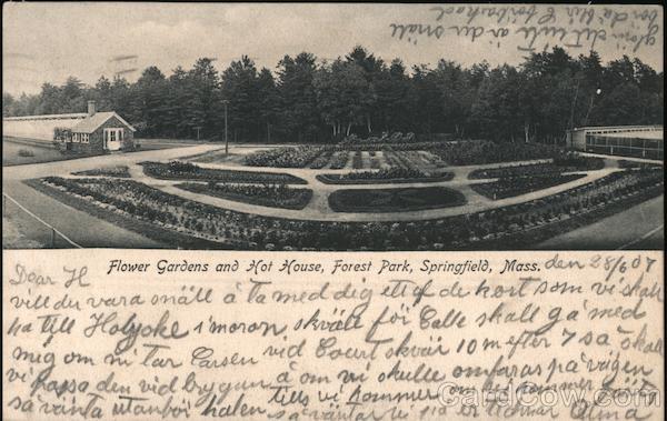 Flower Gardens adn Hot House, Forest Park Springfield Massachusetts