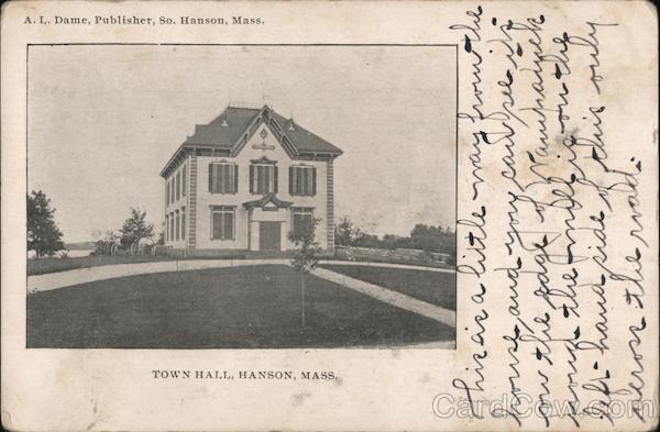 Town Hall Hanson Massachusetts