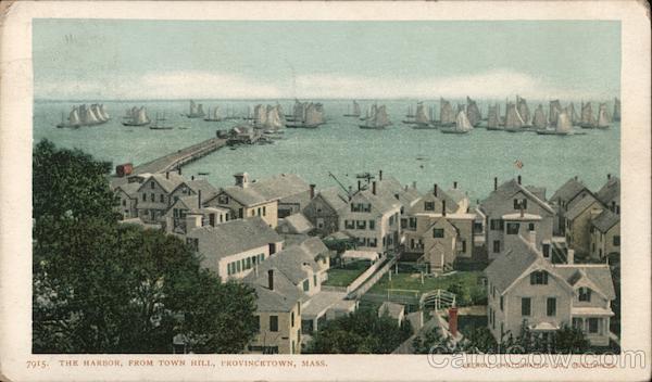 The Harbor From Town Hill Provincetown Massachusetts