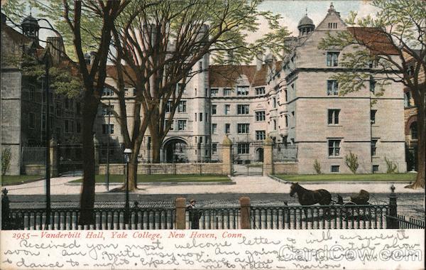 Vanderbilt Hall, Yale College New Haven Connecticut