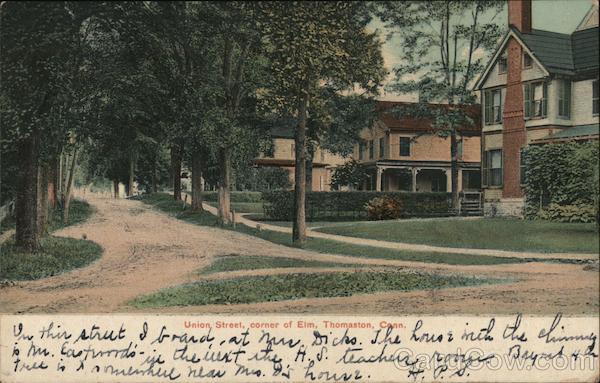 Union Street, corner of Elm Thomaston Connecticut