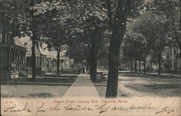 Walnut Street, Looking East Titusville Pennsylvania