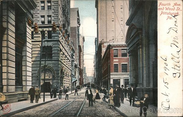 Fourth ave and Wood St. Pittsburgh Pennsylvania