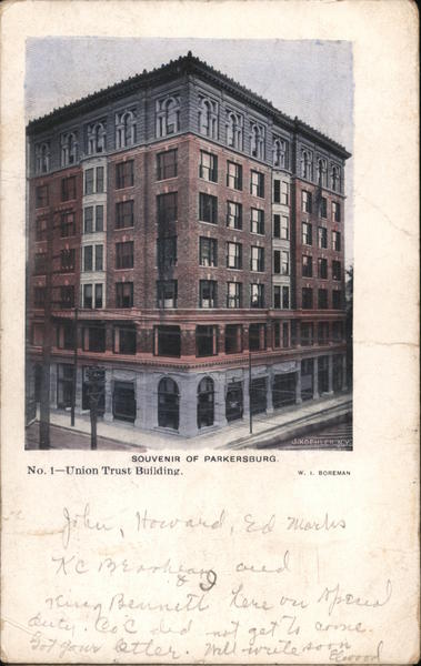 Souvenir of Parkersburg - Union Trust Building West Virginia