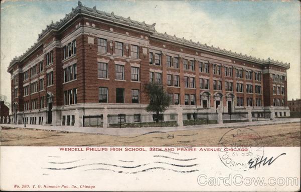 Wendell Phillips High School, 29th and Prairie Avenue Chicago Illinois