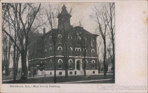 High School Building Rochelle Illinois