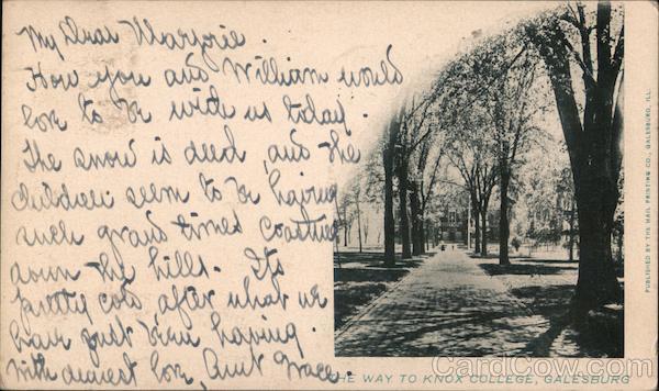 The Way To Knox College, Galesburg Illinois