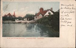 U.S. Life Saving Station, Jackson Park Postcard