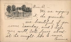 Lincoln National Bank Bungalow Postcard