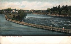 Canal Walk Lowell, MA Postcard Postcard Postcard