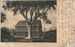 Old Indian House Erected 1686 Deerfield, MA Postcard Postcard Postcard