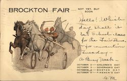 Brockton Fair - Not Yet, But Soon Massachusetts Postcard Postcard Postcard