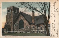 New Congregational Church Postcard