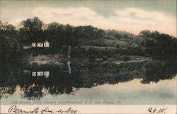 Old Britton Ferry between Westmoreland, NH and Putney, VT. Postcard