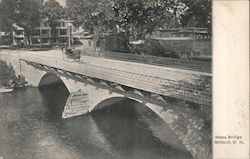 Stone Bridge Milford, NH Postcard Postcard Postcard