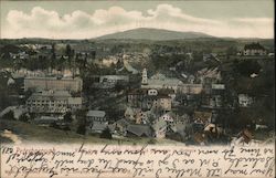 View from East Hill, Monadnock Mountain in Distance Postcard