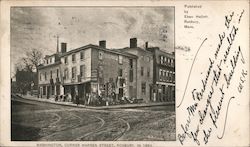 Washington, Corner Warren Street, Roxbury. In 1869 Postcard