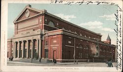 Symphony Hall Boston, MA Postcard Postcard Postcard