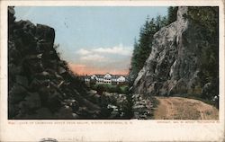 Gate of Crawford Notch From Below Postcard