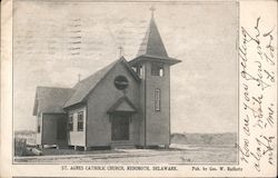 St. Agnes catholic Church Rehoboth Beach, DE Postcard Postcard Postcard