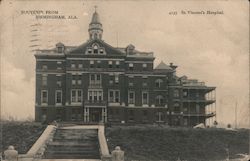 Souvenir From Birmingham Ala. St Vincent's Hospital Alabama Postcard Postcard Postcard