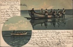 U.S. Life Savers in Action Postcard