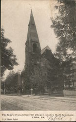 The Mary Dixon Memorial Chapel, Linden Hall Seminary Lititz, PA Postcard Postcard Postcard